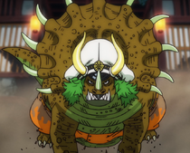 Ryu Ryu no Mi, Model Triceratops Beast Form