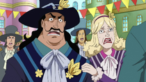 Sabo's Parents Horrified in the Anime