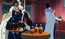 Shiliew and Laffitte on a Blackbeard Pirates Ship