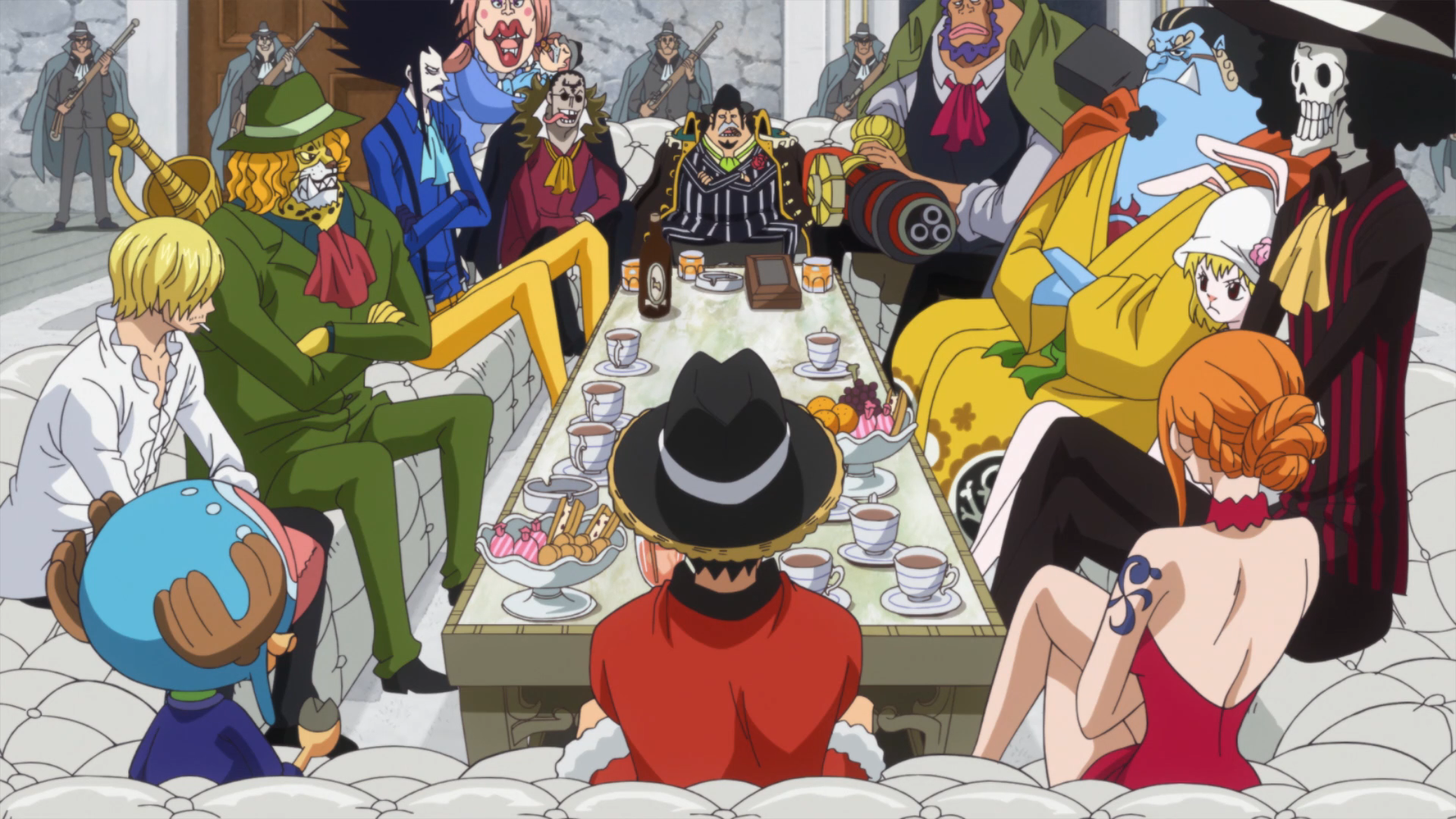 Anime One Piece Action Figure Sanji Whole Cake Island Wedding