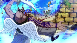 Ohm viene sconfitto da Zoro.