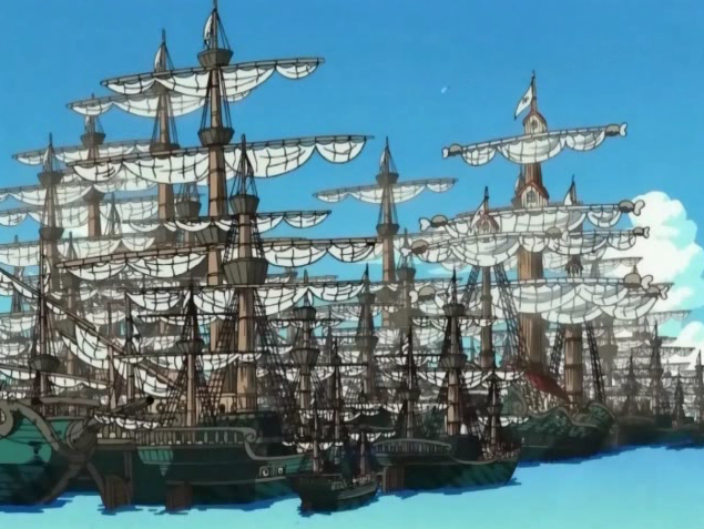 Oficiais da Marinha são destaque em imagens da série de One Piece -  NerdBunker