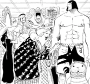 Pell being fitted by  for the Levely.