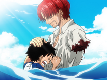 Shanks Saves Luffy