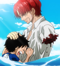 Shanks Saves Luffy