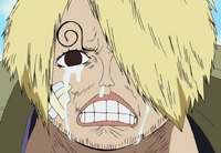 Duval prima che Sanji gli cambiasse i tratti del viso