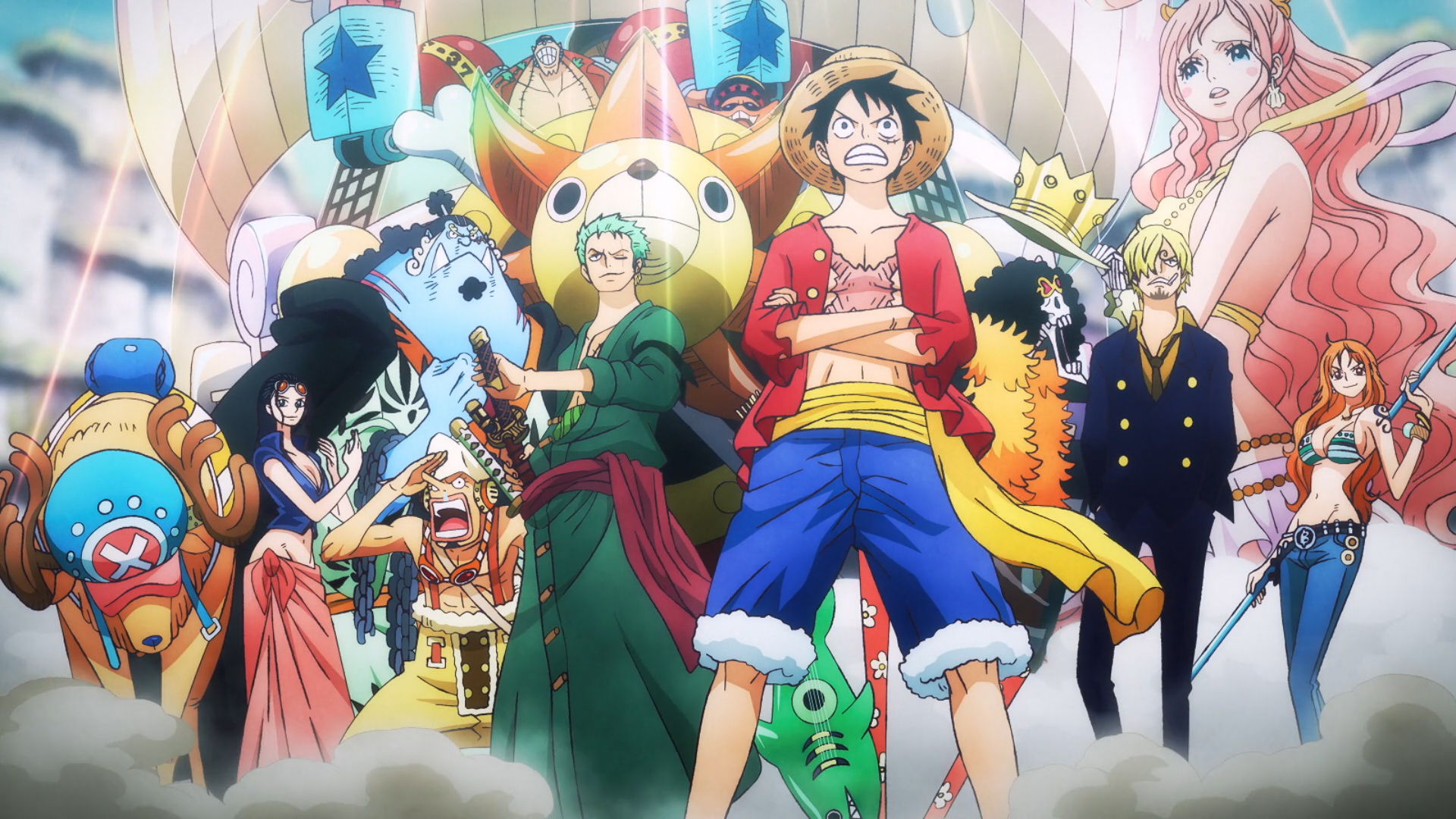 straw hat pirates new world desktop wallpaper