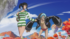 Franky and Robin Exploring Ruins