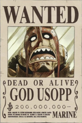 God Usopp's Wanted Poster