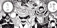 The Big Mom Pirates confronts the Straw Hat and Fire Tank Alliance