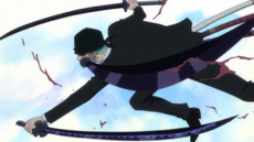 Zoro usa Busoshoku Haki