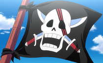 Red Hair Pirates' Original Jolly Roger