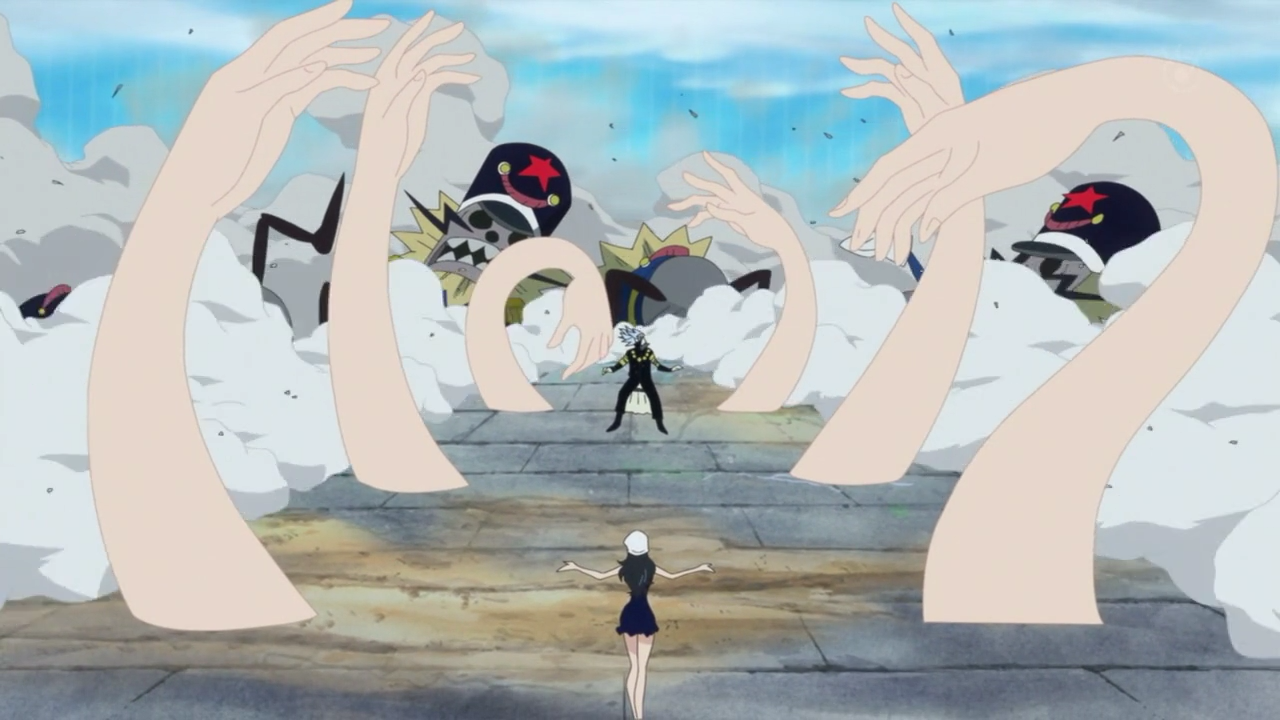 Mil Fleurs Gigantesco Mano : Spank I Nico Robin - One piece Ep