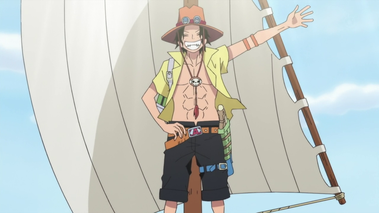 Ace One Piece Anime Pirates, One Piece Luffy Ace Pirates