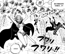 Rebecca, Robin and Bartolomeo jump from the plateau