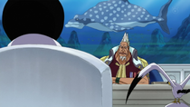 Sengoku hablando con Kong