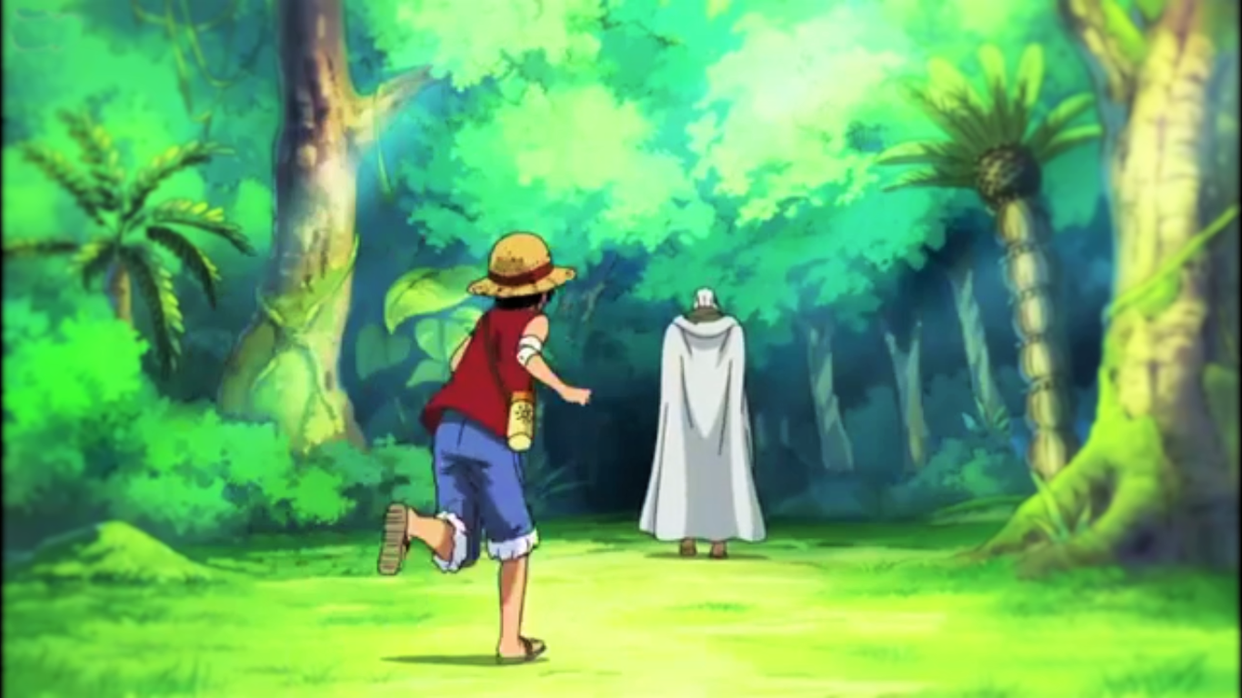 O treinamento de Luffy. #animes #onepiece #luffyonepiece #animesluta #