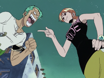 Nami Extorts Zoro