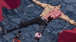 Katakuri derrotado