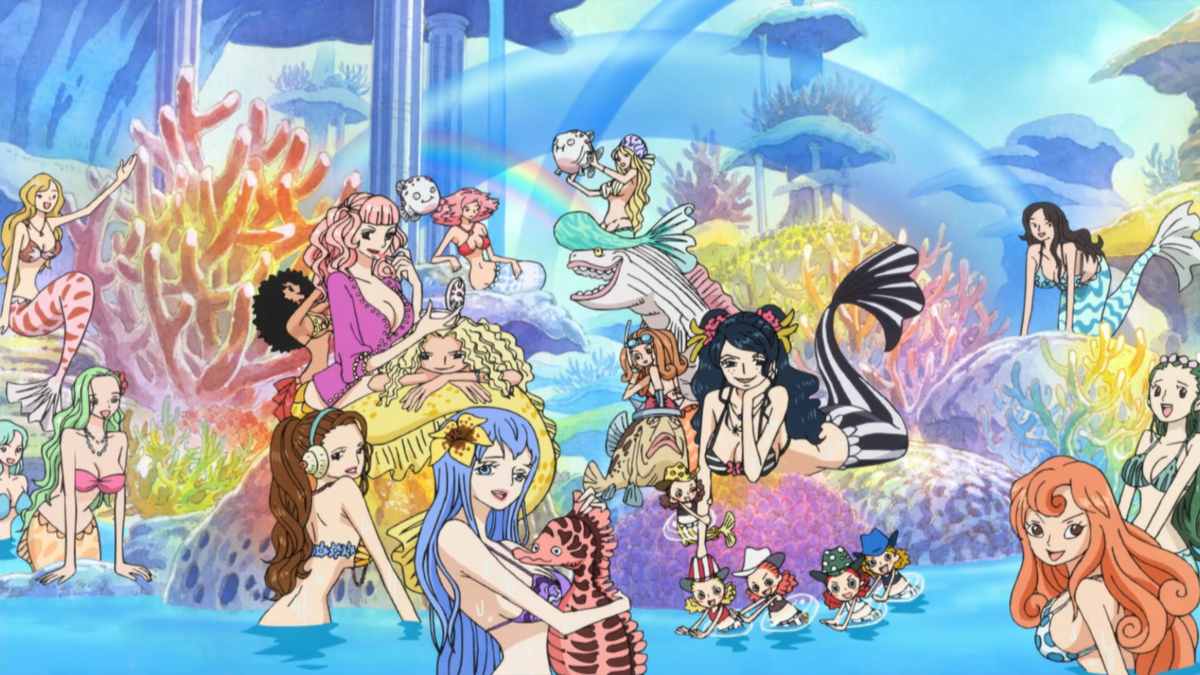 Might as well make the fish people fight — Kokoro (One Piece) VS. Otohime ( One