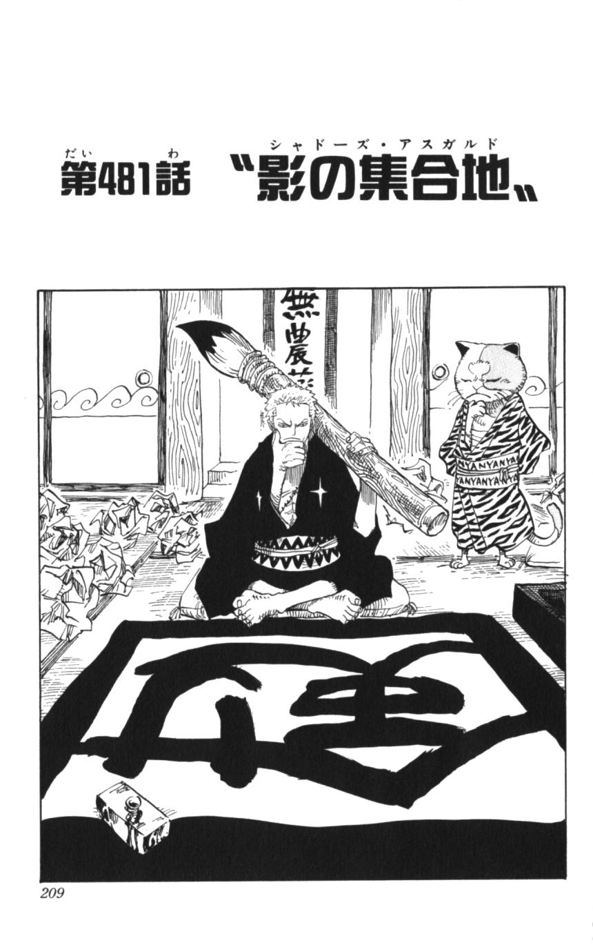 Chapter 481 One Piece Wiki Fandom