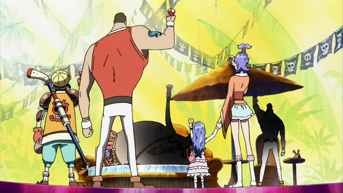 One Piece (JP) 9 season 326 episode – Mysterious Party of Pirates! The  Sunny and a Dangerous Trap