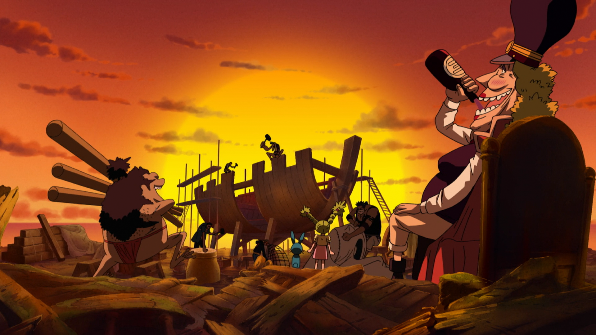 Thousand Sunny Go~~ — One Piece Film Z Look at her sitting on the