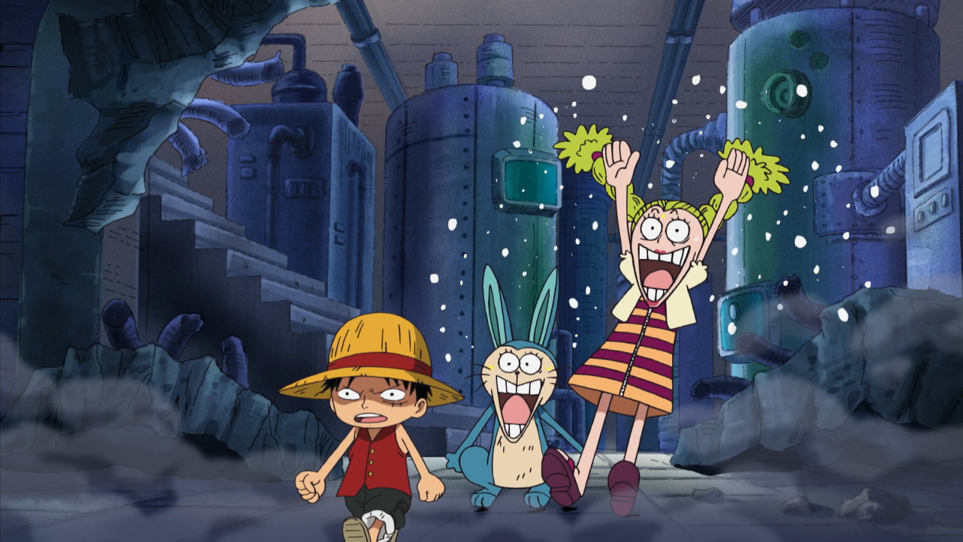 Chibi Monkey D Luffy Gear 2