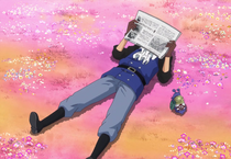 Sabo Reads About Luffy's Actions in Totto Land