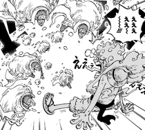 Borsalino's Clones Vs Luffy