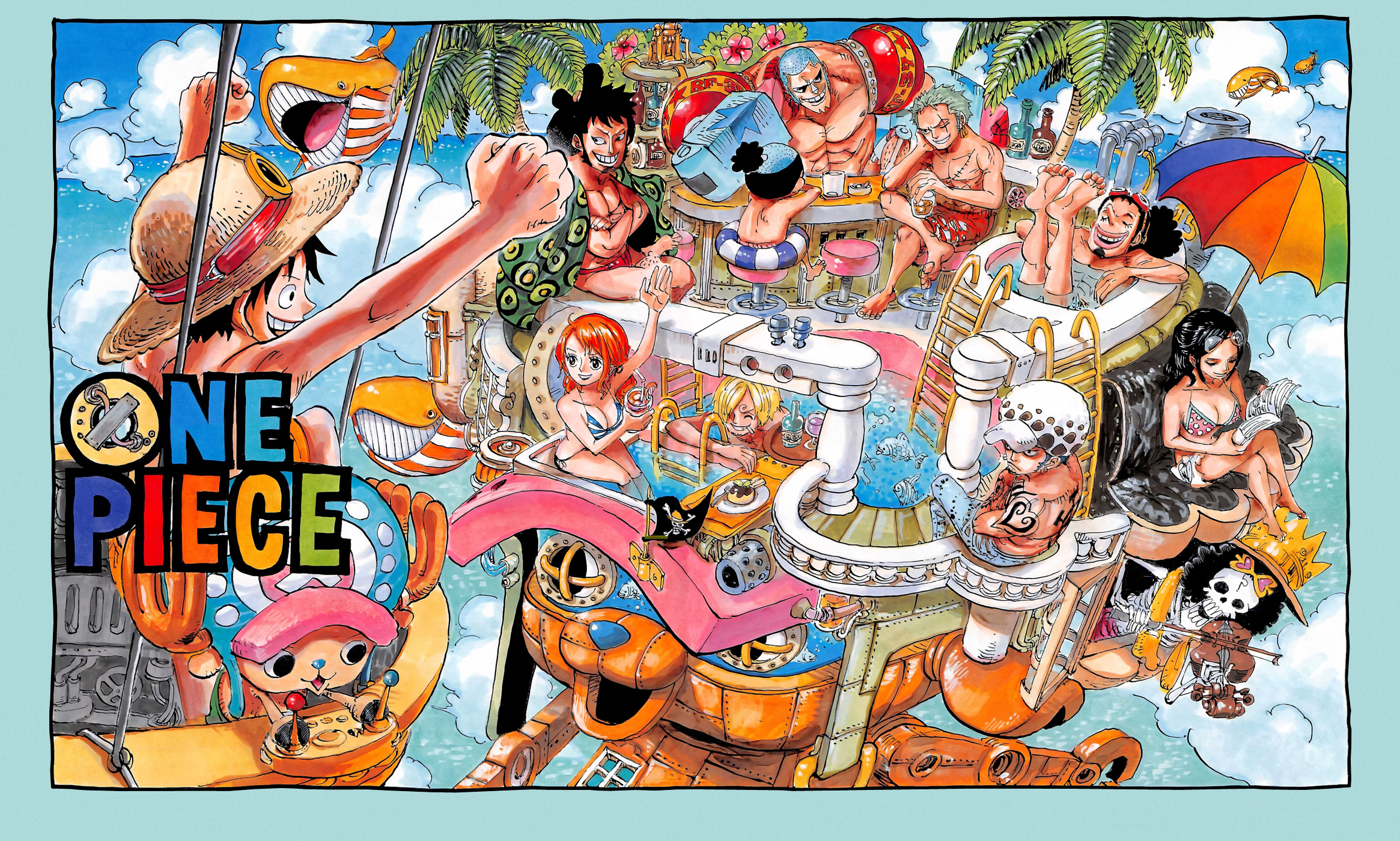 One Piece Moments - They fixed this color spread mistake in