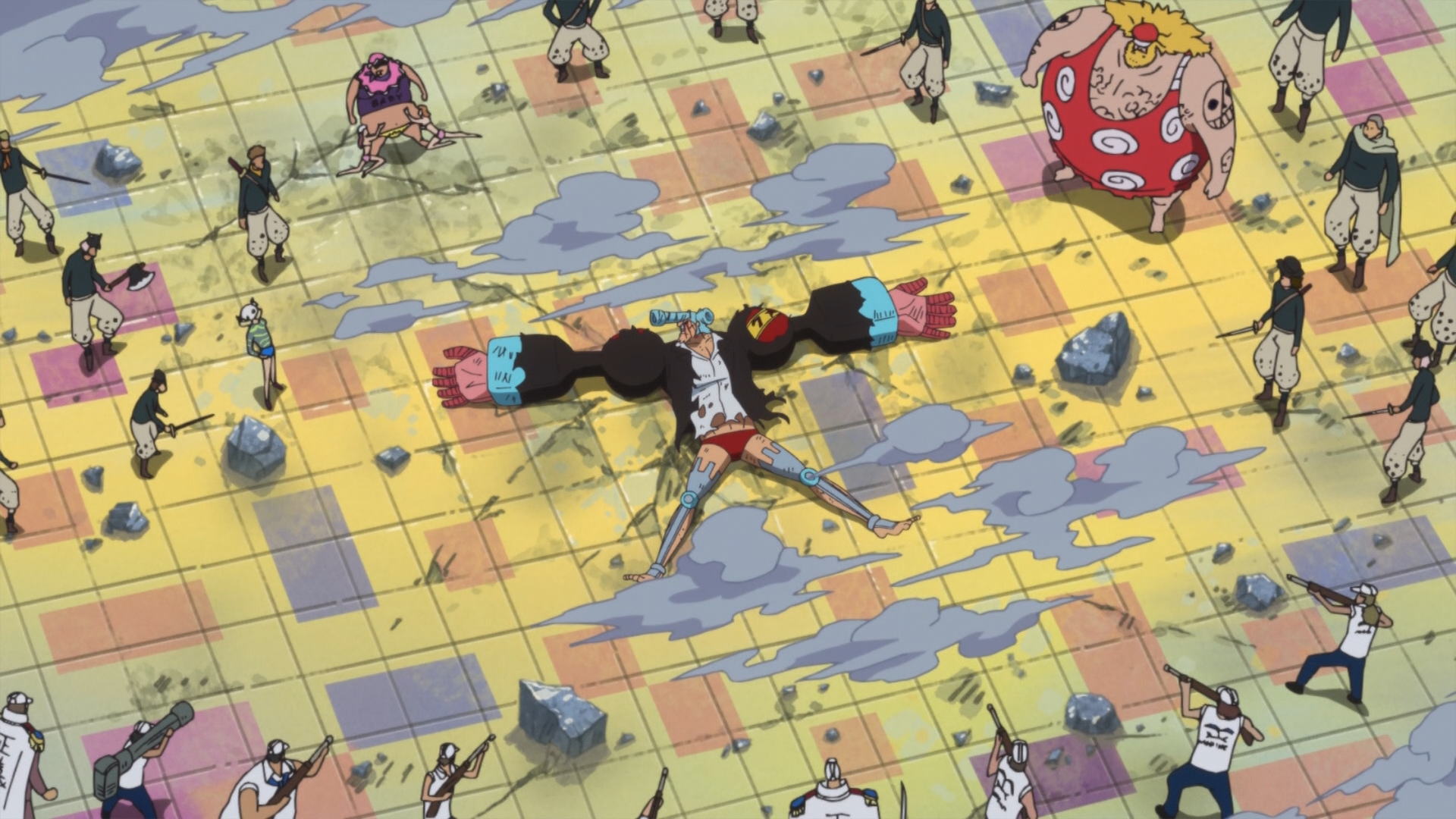 709 Luffy thinks Nami is Dead - Aisa wanna kill Gan Fall