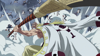 Whitebeard Swings His Bisento