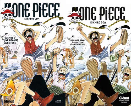 Manga One Piece Tome 1 Jaquette The First Log + Tome 3 VF