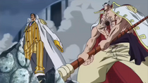 Borsalino stops Whitebeard