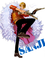 Sanji w One Piece Color Walk 4 Eagle.