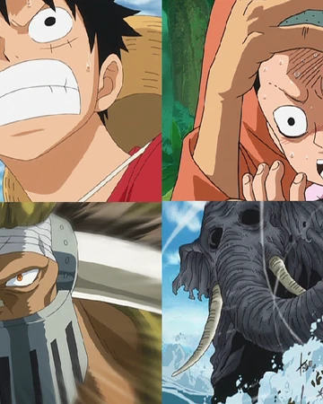 Episodio 774 Battaglia Per Difendere L Elefante Rufy E Zunisha One Piece Wiki Italia Fandom
