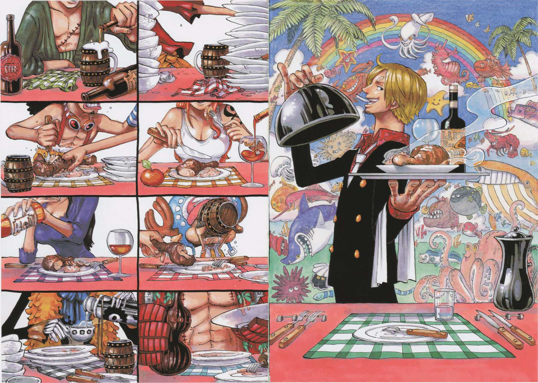 One Piece Color Walk 7 Tyrannosaurus | One Piece Wiki | Fandom