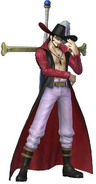 Mihawk w One Piece: Pirate Warriors.