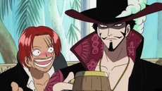 Mihawk y Shanks