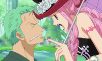 Perona Scolds Zoro