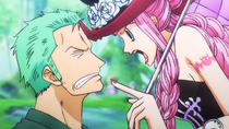 one piece ghosts Perona Scolds Zoro