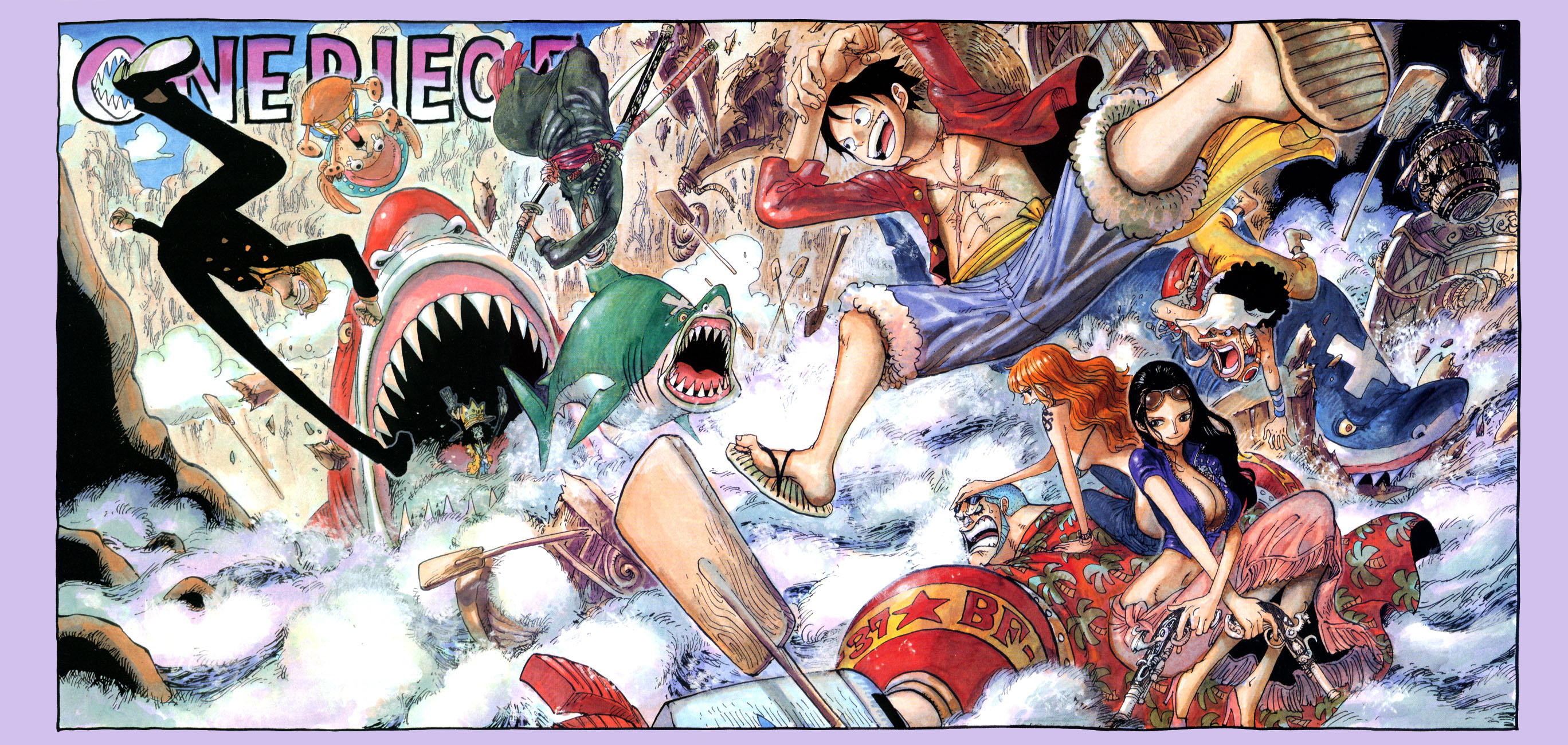 True_Will_D on X: Big and hungry shark 🦈 Coloring from One Piece Chapter  1061 #ONEPIECE #ONEPIECE1061 #حرق_ون_بيس  / X