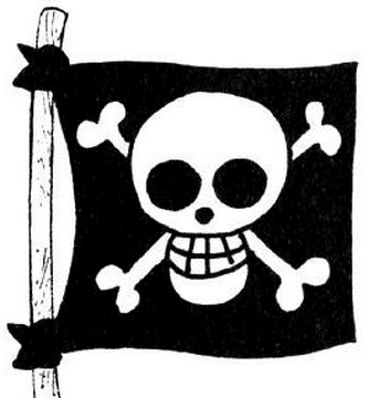 Drapeau Pirate Luffy Original (One Piece) - Taverne du Pirate