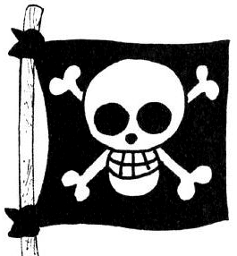 One of only two authentic old Jolly Rogers known in the world. The