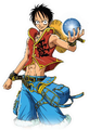 Luffy en Unlimited Adventure