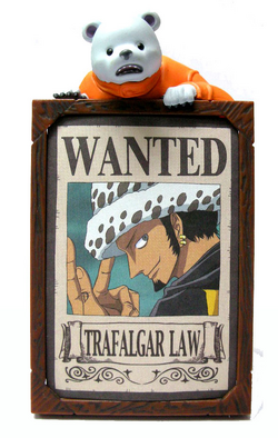 ONE PIECE Trafalgar Law Bepo WANTED Poster Mugiwara Store LImited