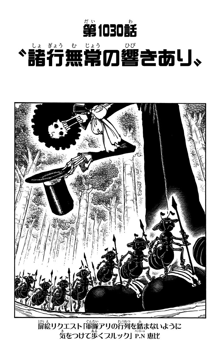 Chapter 1030 One Piece Wiki Fandom