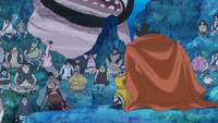 Jinbe Leaves the Sun Pirates