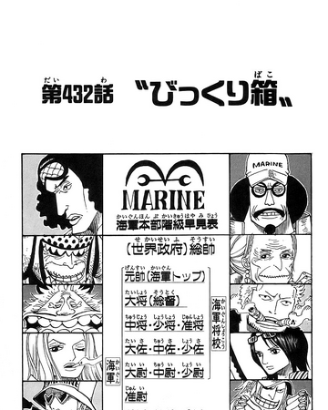 Chapter 432 One Piece Wiki Fandom